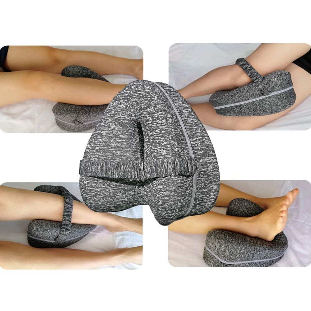 Sleep Buddy Knee Spacer Spine Reliever Support Cushions - leg contour  cushion for lower back pain relief